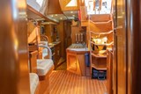 View from VIP cabin aft to saloon